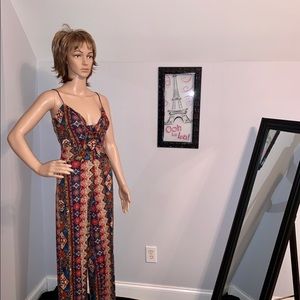 NWT Front Tie Jumpsuit from Bear Dance